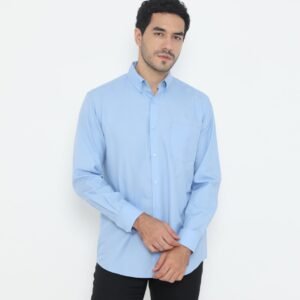 Jobb Montana Kemeja Pria Lengan Panjang Regular Fit Light Blue