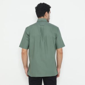 Jack Nicklaus Chester Kemeja Pria Lengan Pendek Regular Fit Laurent Green