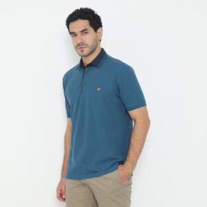 Jack Nicklaus Prospero Polo Shirt Pria Regular Fit Blue Sapphire