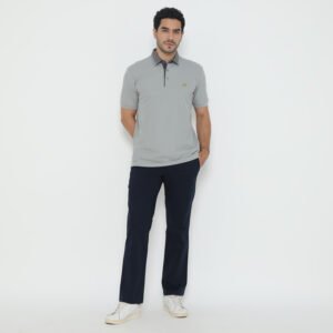 Jack Nicklaus Prospero Polo Shirt Pria Regular Fit Light Grey