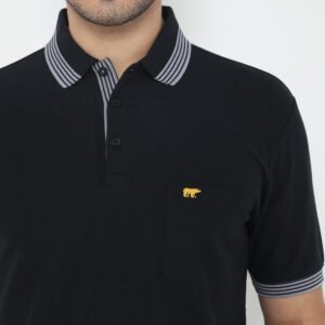 Jack Nicklaus Archibald Polo Shirt Pria Regular Fit Hitam