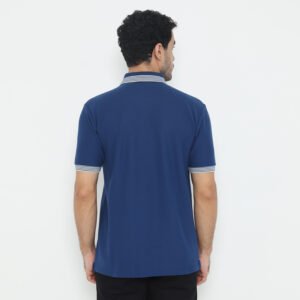 Jack Nicklaus Archibald Polo Shirt Pria Regular Fit Estate Blue