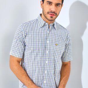 Jack Nicklaus Siculo Chelsea Plaid Short Sleeve Banana Cream