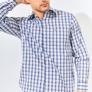 Jack Nicklaus Kerr Savoy Medium Check Long Sleeve Blue Port