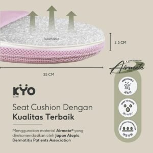 KYO Knot Your Ordinary Luca Airmate Seat Cushion / Bantal Duduk / Alas Duduk / Alas Kursi