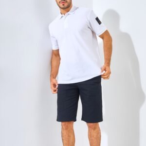 Jack Nicklaus Bariton Polo Shirt Pria Regular Fit White