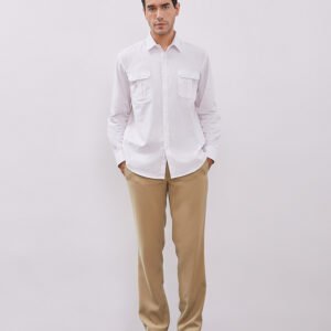 Jobb Adencliff Kemeja Pria Lengan Panjang Regular Fit Putiih