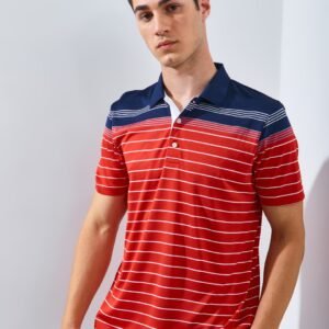 Jack Nicklaus Arcadia Premium Tonal Two Color Solid Polo Caviar