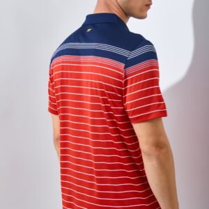 Jack Nicklaus Arcadia Premium Tonal Two Color Solid Polo Caviar