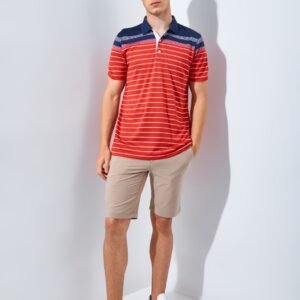 Jack Nicklaus Arcadia Premium Tonal Two Color Solid Polo Caviar