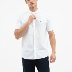 Jack Nicklaus Fortunato Kemeja Pria Lengan Pendek Slim Fit Broken White