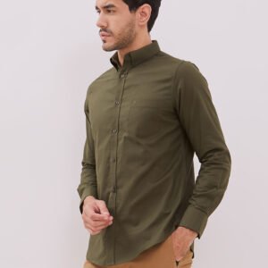 Jobb Bellagio Kemeja Pria Lengan Panjang Slim Fit Olive