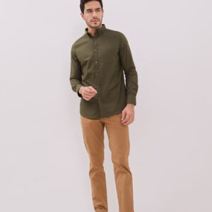 Jobb Bellagio Kemeja Pria Lengan Panjang Slim Fit Olive