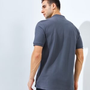 Jack Nicklaus Benedict Polo Shirt Pria Regular Fit Iron Gate