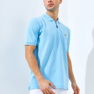 Jack Nicklaus Benedict Polo Shirt Pria Regular Fit Light Blue