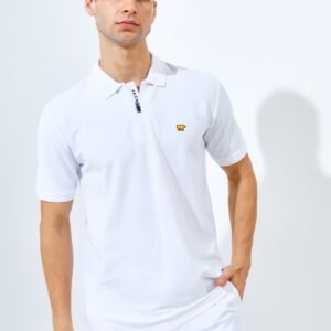 Jack Nicklaus Benedict Polo Shirt Pria Regular Fit White