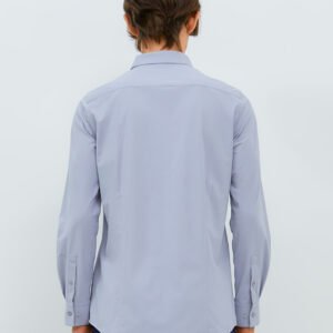 Jobb Beverly Kemeja Pria Lengan Panjang Slim Fit Light Grey