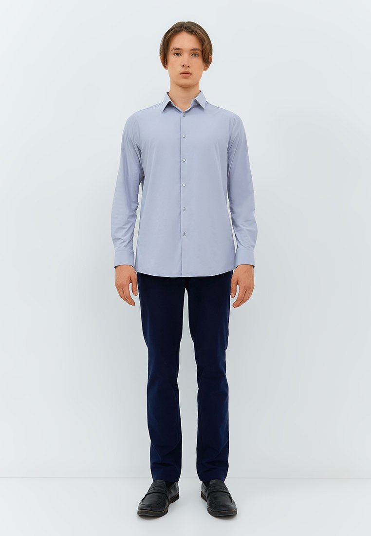 Jobb Beverly Kemeja Pria Lengan Panjang Slim Fit Light Grey - Image 4