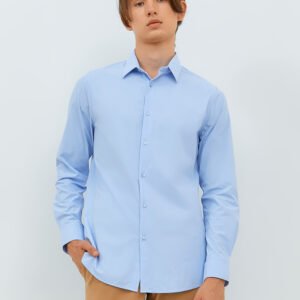 Jobb Beverly Kemeja Pria Lengan Panjang Slim Fit Light Blue