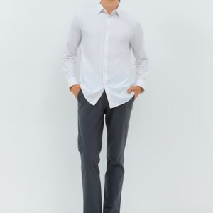Jobb Beverly Kemeja Pria Lengan Panjang Slim Fit Putih