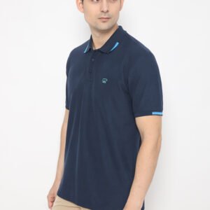 Jack Nicklaus Brave Polo Shirt Pria Regular Fit Navy