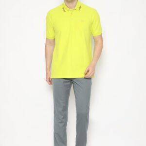 Jack Nicklaus Brave Polo Shirt Pria Regular Fit Sulfur Spring