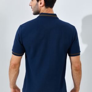 Jack Nicklaus Brehme Polo Shirt Pria Regular Fit Navy