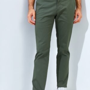 Jack Nicklaus Bridgeston Celana Panjang Pria Slim Fit Dark Green