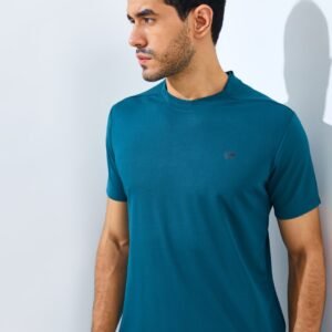 Jack Nicklaus Chevron T-Shirt Slim Fit Atlantic Deep