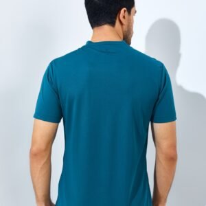 Jack Nicklaus Chevron T-Shirt Slim Fit Atlantic Deep