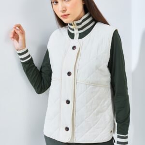 Jack Nicklaus Chij Premium Vest ladies Ice Stone