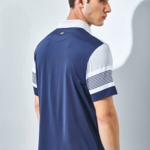 Jack Nicklaus Copperfield Premium Tonal Stripe Polo Classic Navy