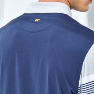 Jack Nicklaus Copperfield Premium Tonal Stripe Polo Classic Navy