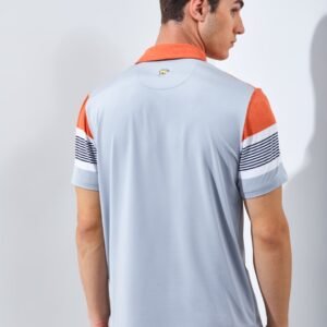 Jack Nicklaus Copperfield Premium Tonal Stripe Polo Red Dune