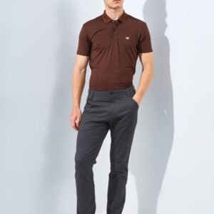 Jack Nicklaus Cougar Celana Panjang Pria Slim Fit Charcoal