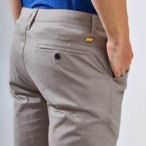 Jack Nicklaus Cougar Celana Panjang Pria Slim Fit Camel