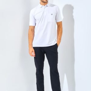 Jack Nicklaus Gallant Polo Shirt Pria Regular Fit Putih