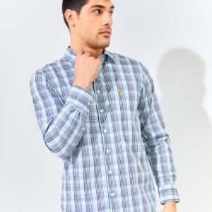 Jack Nicklaus Fraser Knightsbridge Large Check Long Sleeve Sea Foam