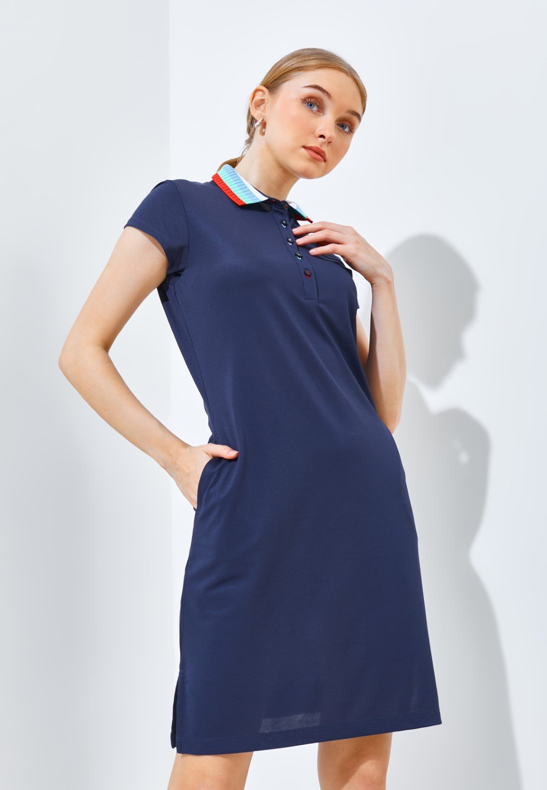 Jack Nicklaus Dakota Dress ladies Regular Fit Classic Navy - Image 2