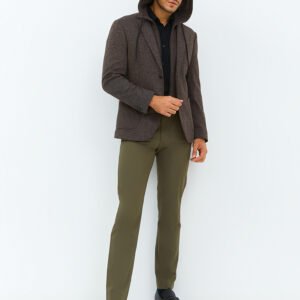 Jobb Darden-T2 Hybird Blazer Pria Slim Fit Dark Brown