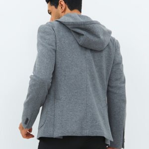 Jobb Darden-T2 Hybird Blazer Pria Slim Fit Light Grey