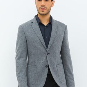 Jobb Darden-T2 Hybird Blazer Pria Slim Fit Light Grey