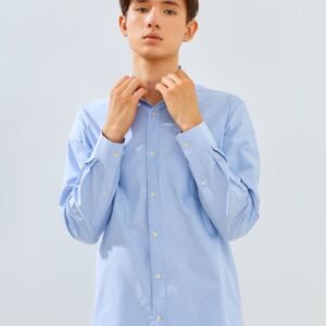 Jack Nicklaus Dorado Kemeja Pria Slim Fit Light Blue