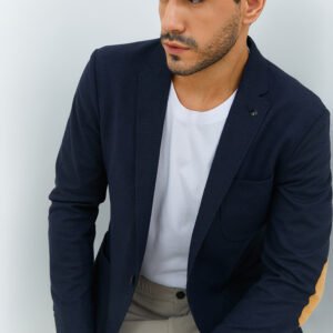 Jobb Dornan-T1 Blazer Pria Slim Fit Navy