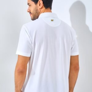 Jack Nicklaus Sicily Premium Solid Stripe Polo Bright White