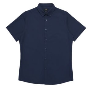 Jobb Elton Kemeja Pria Lengan Pendek Slim Fit Navy