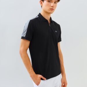 Jack Nicklaus Eminent Polo Shirt Pria Slim Fit Black