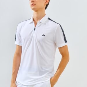 Jack Nicklaus Eminent Polo Shirt Pria Slim Fit White