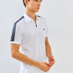 Jack Nicklaus Eminent Polo Shirt Pria Slim Fit White