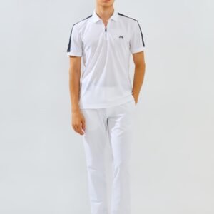 Jack Nicklaus Eminent Polo Shirt Pria Slim Fit White